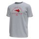 UA Mens Tech Tee Stretch Gray F25