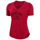 Under Armour Women's V-neck Breezy Tee Red